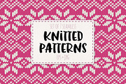 Set of 7 knitted seamless patterns, a Pattern Graphic by Art of Sun (Thumbnail 1 of 3)