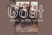 Goat Font | voleshads, a Script Font by Voleshads (Thumbnail 1 of 7)