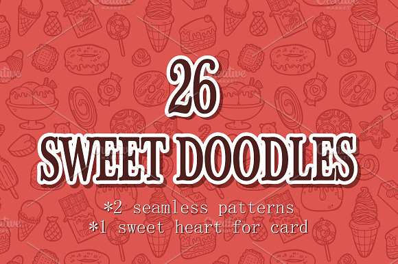 26 Sweet Doodles(Sweets)