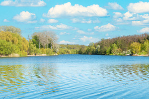 River lake landscape, a Nature Photo by Vapi