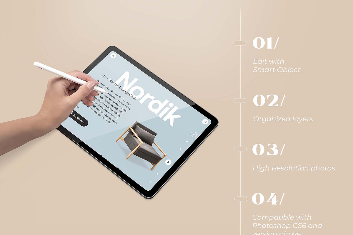 Apple iPad Pro Mockup Bundle, an iPad Mockup by Neutral Mockups (Photo 2 of 4)