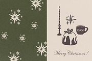 Linocut Christmas illustrations, a Seasonal Illustration by RaDavCrafts (Thumbnail 7 of 9)