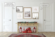 MAGIC CHRISTMAS Frame Mockups, a Print Template by MyHomeMockups (Thumbnail 6 of 12)