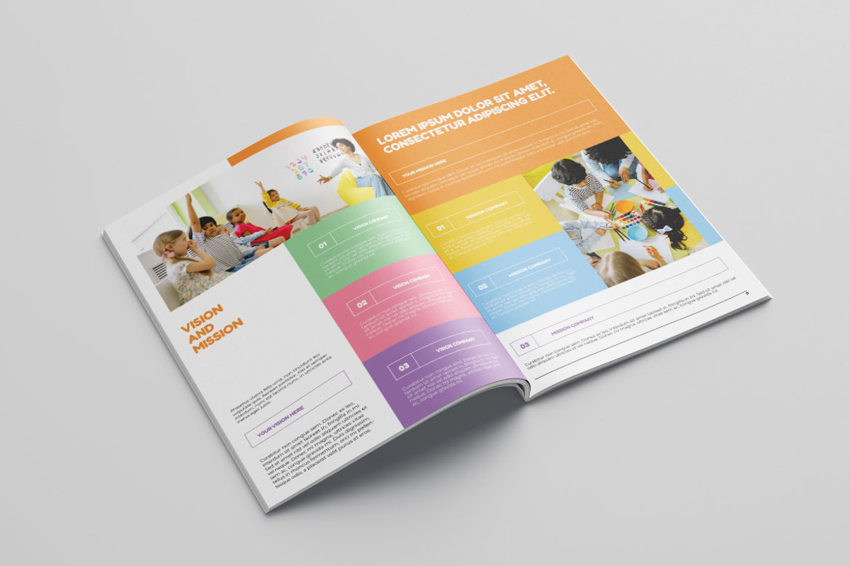 Preschool Brochure Vol.11, a Brochure Template by Bewalrus Studio (Photo 5 of 11)