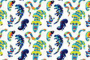 30 Fantasy Seamless Patterns, a Pattern Graphic by PenguinHouse (Thumbnail 19 of 24)
