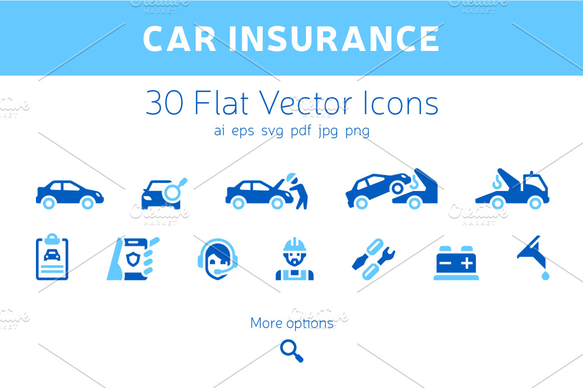 Car Insurance Icons, an Icon by Maril (Photo 1 of 4)