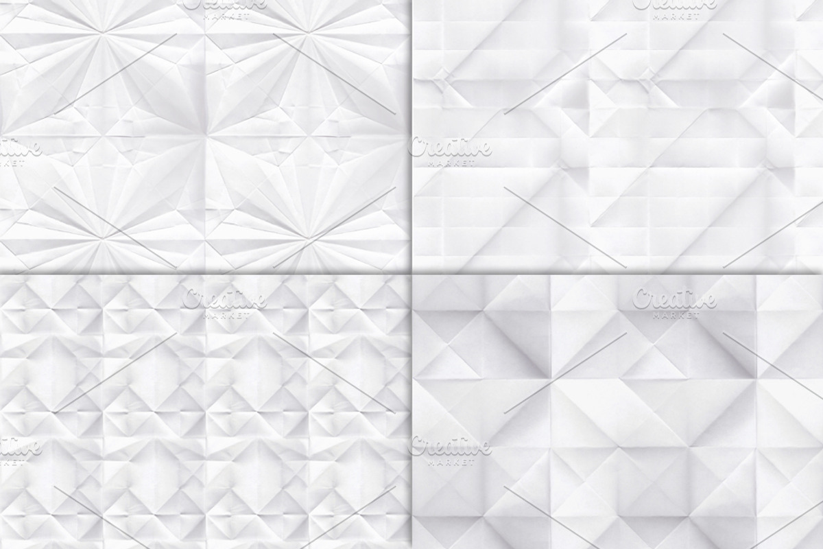 Seamless Folded Paper Texture preview 2