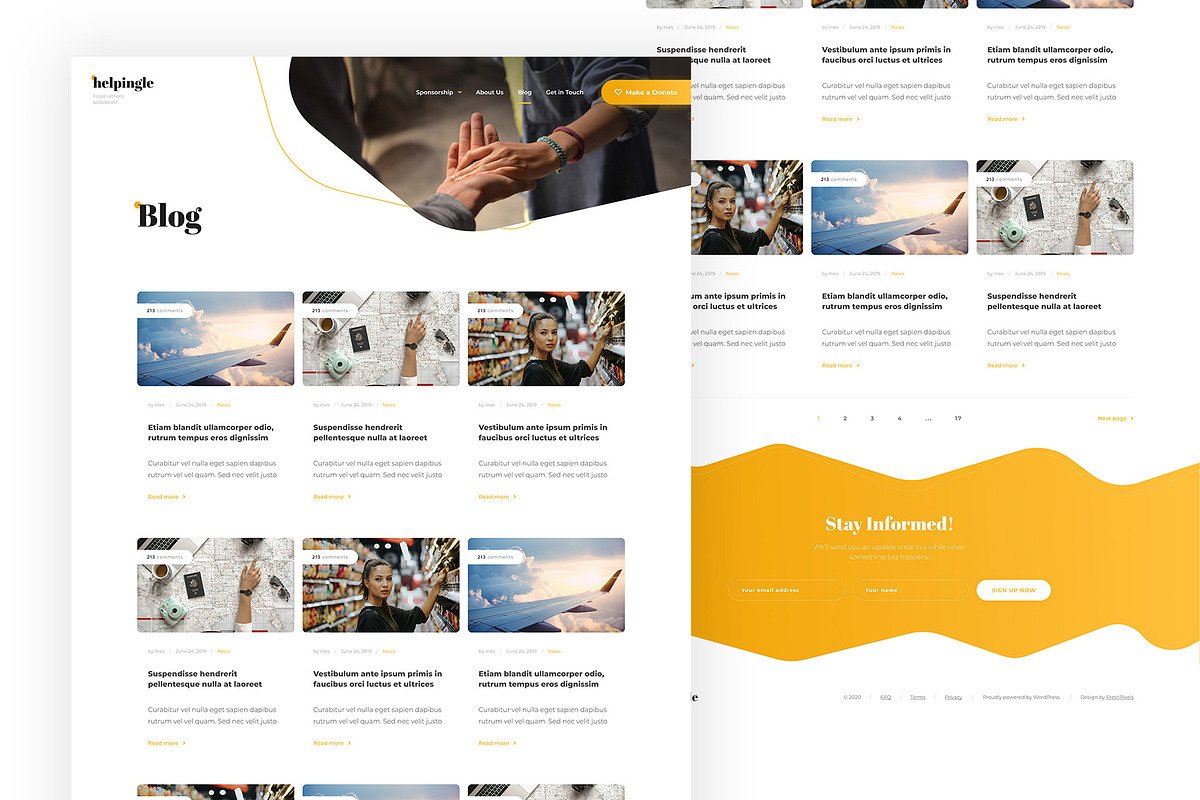 Charity Figma UI Template, an UI Kit Template by FreshPixels (Photo 4 of 7)