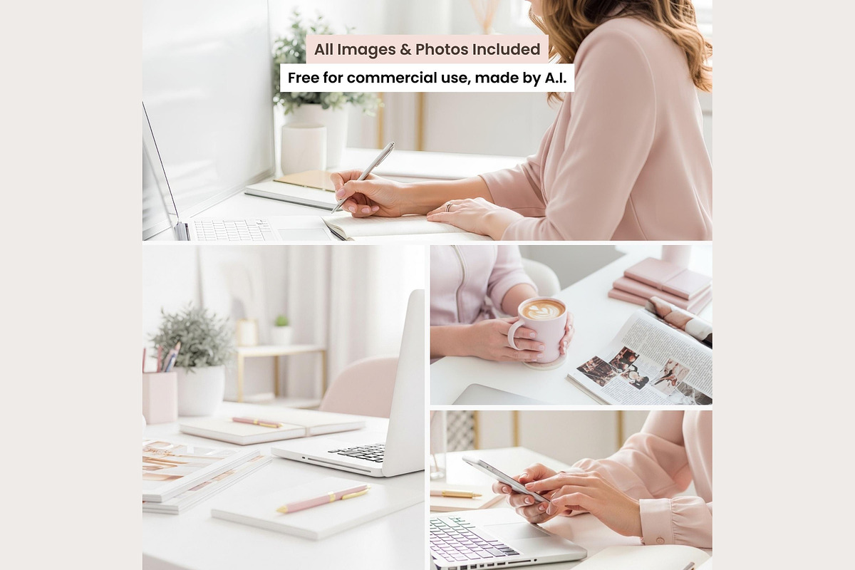 Systeme.io Ivory Rose Lead Funnel, a Landing Page Template by Hayley's Digital Hub (Photo 6 of 10)