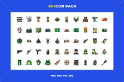 Military icons, an Outline Icon by Wencory (Thumbnail 1 of 2)
