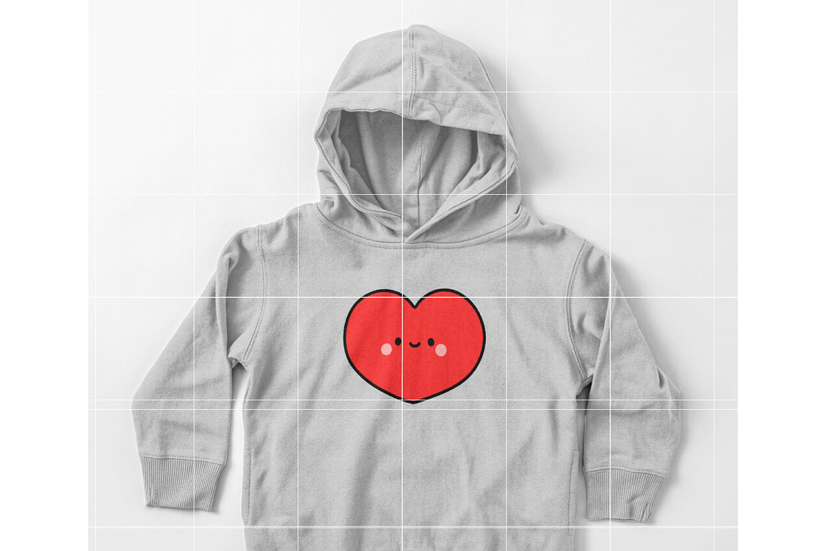 Baby Heart SVG | Cute Kawaii Heart, an Illustration by TheHitShop (Photo 10 of 10)