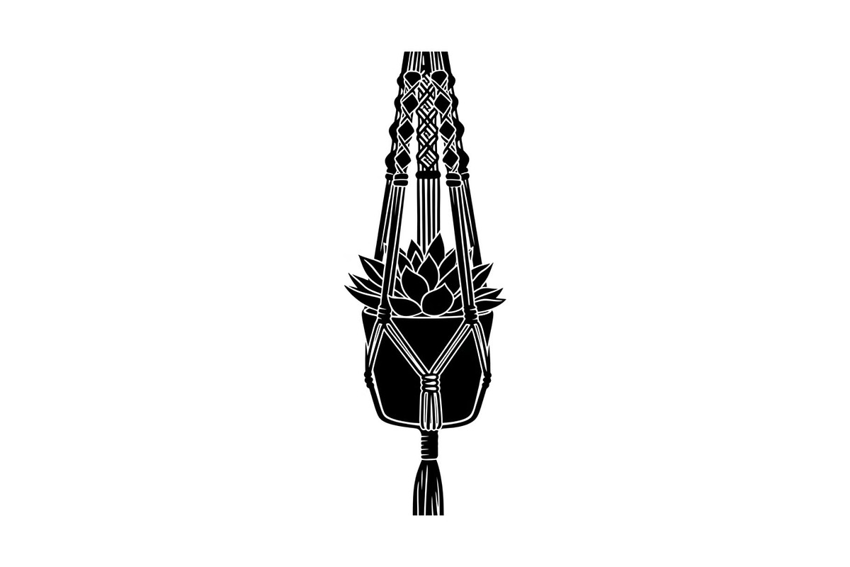 Macrame Plant Hanger Bundle, an Illustration by Creativeshirt (Photo 23 of 31)