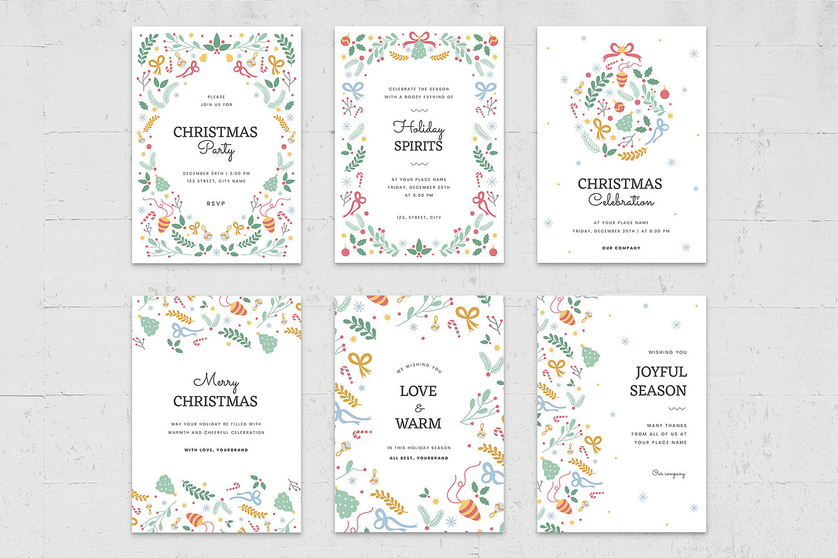 Ornate Christmas Greetings Flyers, a Flyer Template by BrandPacks (Photo 6 of 6)