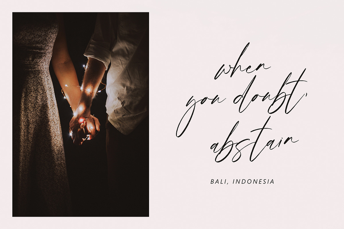 Sarfianto, a Script Font by pineungtype (Photo 4 of 10)