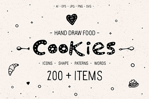 Hand draw Cookies