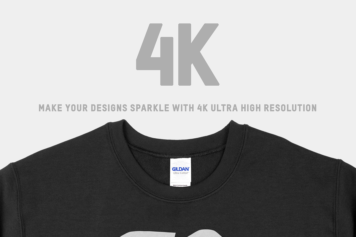 Gildan 18000 Crewneck Sweatshirt, a Shirt Mockup by Pixel Sauce™ (Photo 3 of 7)