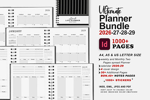 2026-2027-2028-2029 Ultimate Planner