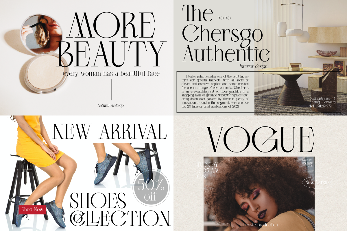 Modern Luxury Serif Font Bundle Vol1, a Serif Font by Ronny Studio (Photo 9 of 9)