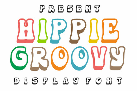 Hippie Groovy, a Font by Infinity art Studio
