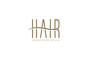 HAIR Luxury Hair Salon Studio Logo, a Branding & Logo Template by yopie (Thumbnail 4 of 10)