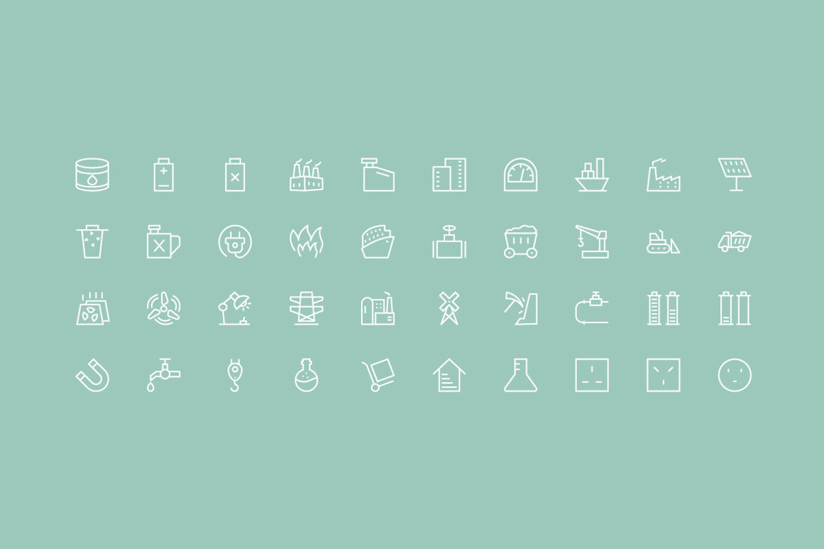150 Energy Vector Icons preview 2