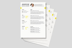 Simple & Clean CV Template