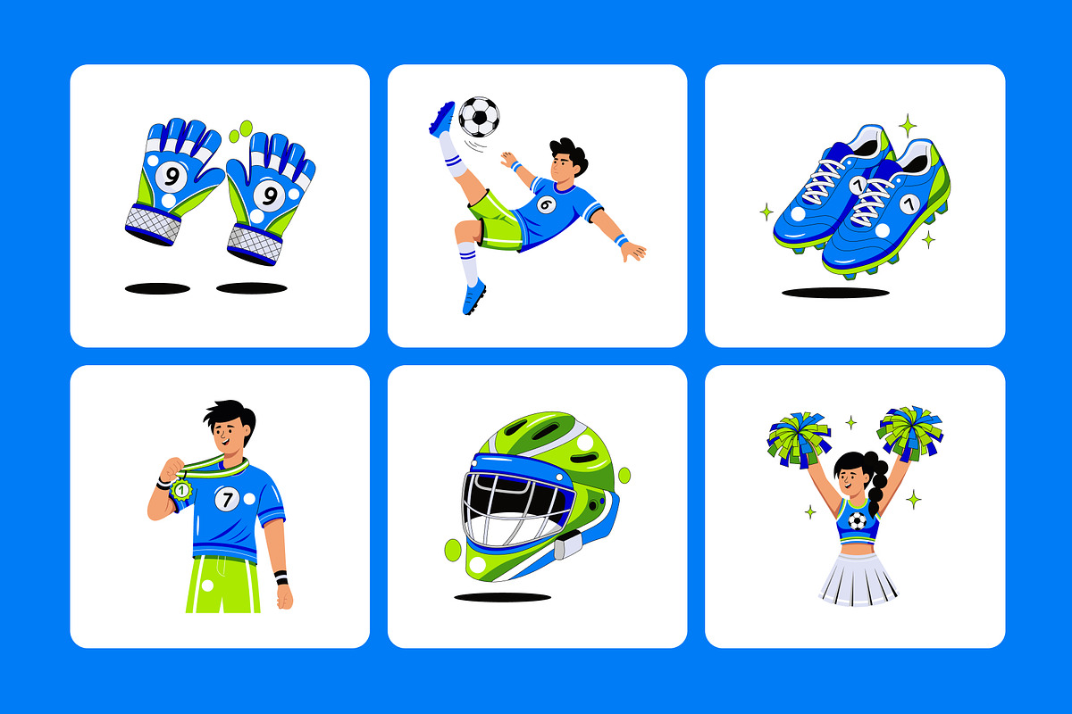 70 Animated Football World Cup, a Sport Illustration by Creative Stall (Photo 4 of 4)