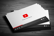 YouTube Style Business Card, a Business Card Template by Saman Osama (Thumbnail 4 of 6)