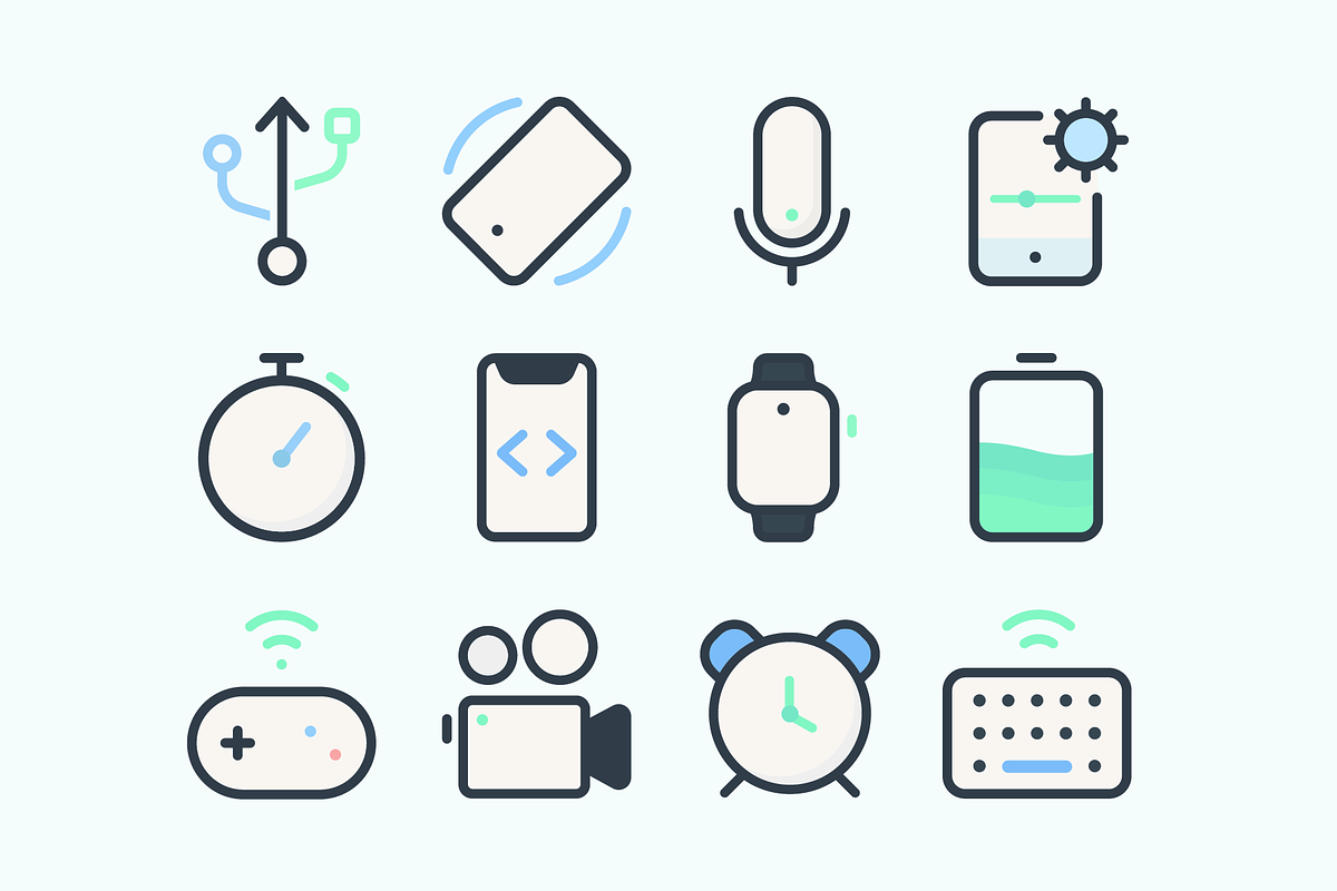 Devices Icons, an Icon by LuizDesign