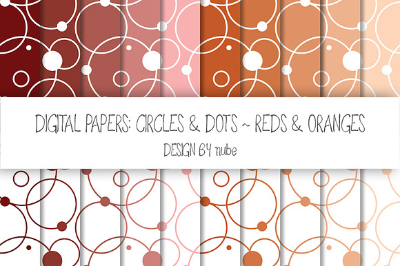Circles And Dots Seamless Patterns