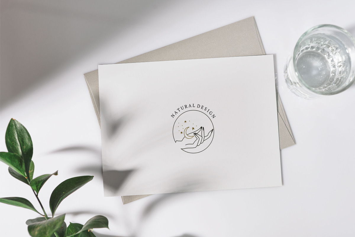 Hand logo element 1#, a Branding & Logo Template by Piixypeach (Photo 5 of 5)