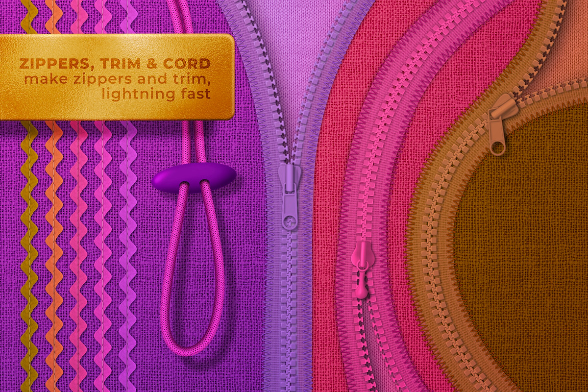 Whip Stitch Craft Kit for Procreate, a Brush Add-On by UPROOT (Photo 9 of 11)