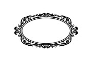 Elegant Oval Ornament Frame Bundle, an Illustration by jahid234 (Thumbnail 2 of 31)