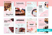 Bakery Pinterest Canva Posts Temp, a Print Template by Snapybiz (Thumbnail 5 of 10)