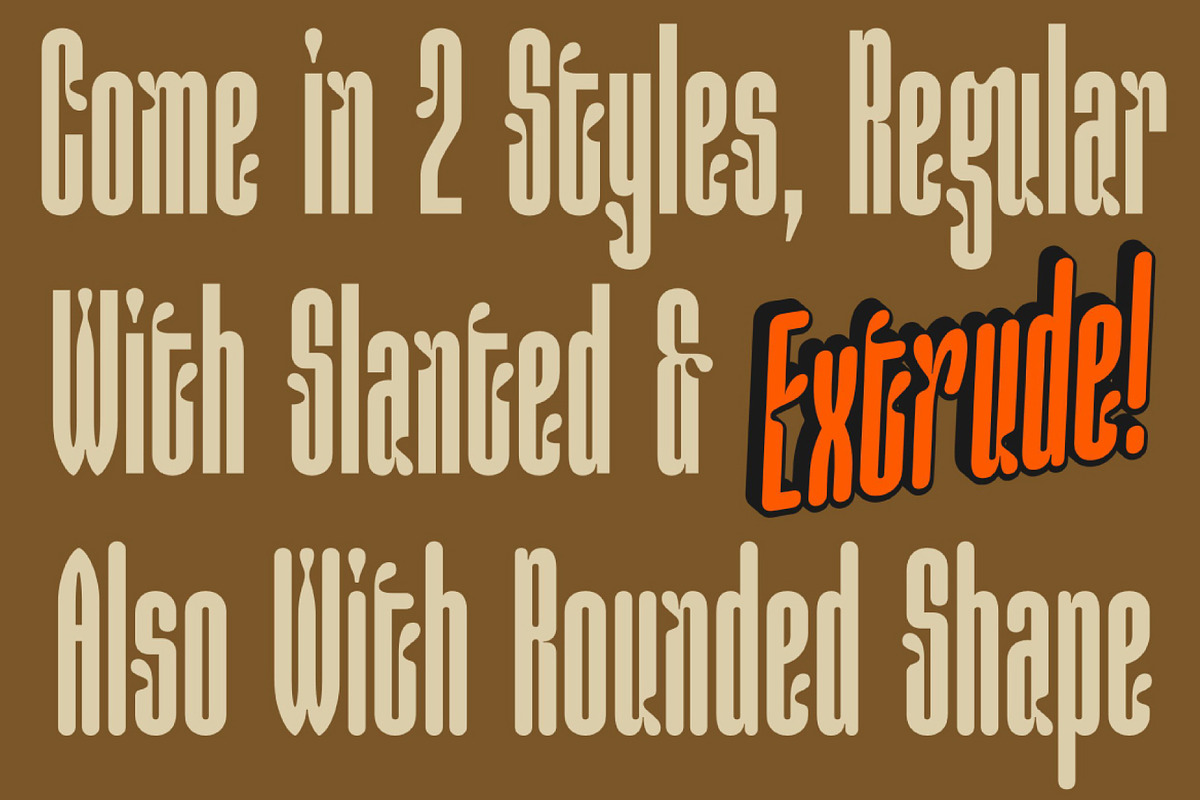 AOT Creamilk Playful Condensed Font, a Font by Prioritype Co (Photo 2 of 12)