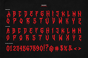 Lord Eratgon | Death Metal Font, a Blackletter Font by Denustudios (Thumbnail 10 of 12)
