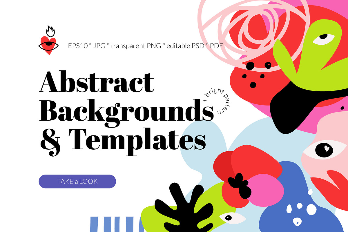 Abstract Backgrounds & Templates, a Social Media Template by svetlana.belaia (Photo 1 of 7)