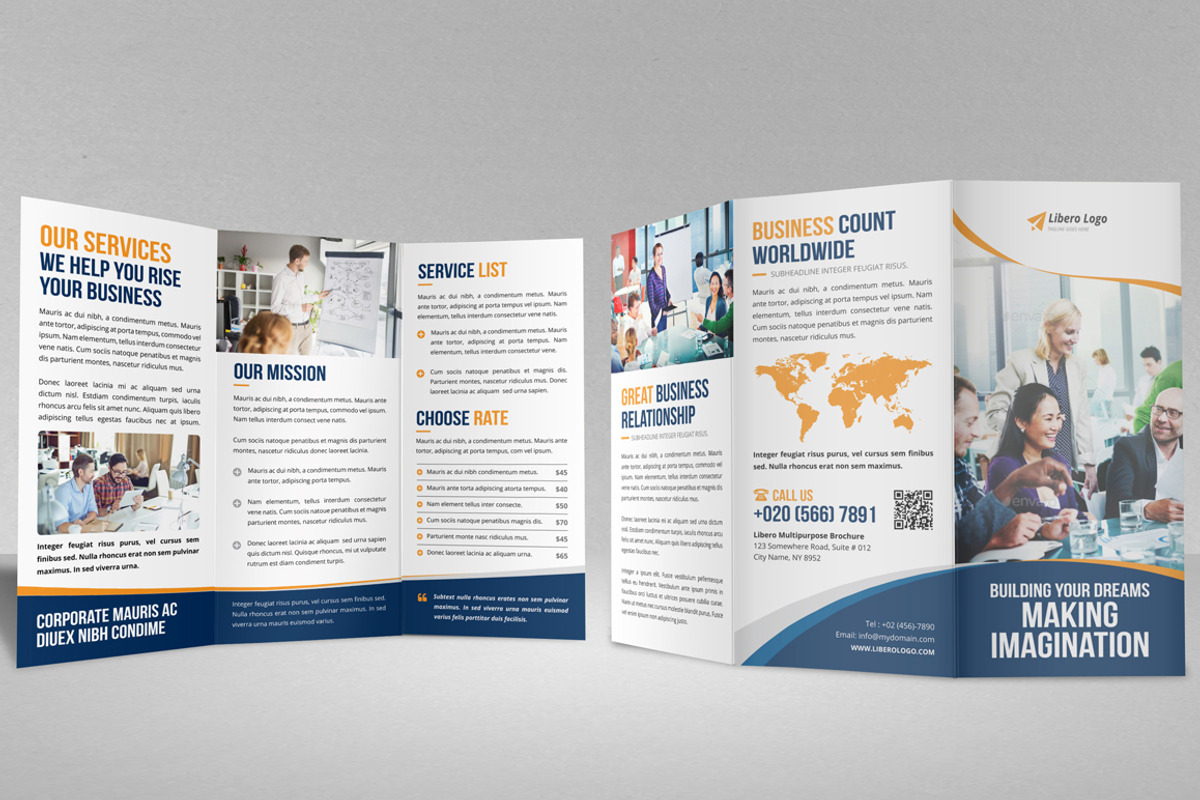 Multipurpose Bifold-Trifold Brochure, a Brochure Template by Miyaji75 (Photo 13 of 19)