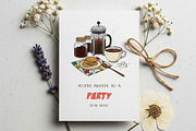 Coffee Morning Hand-drawn PNG Bundle, an Illustration by GlitterCraft (Thumbnail 56 of 101)
