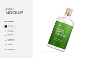 Floating Glass Bottle Mockup PSD, a Product Mockup by graphypix (Thumbnail 2 of 4)
