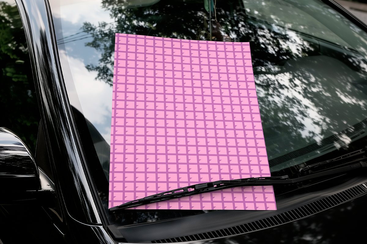 Car Windshield Poster Mockup, an Advertising Mockup by The Rose Project (Photo 3 of 3)