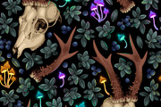 Mystical Forest Pattern, a Pattern Graphic by GreyLilac (Thumbnail 2 of 7)