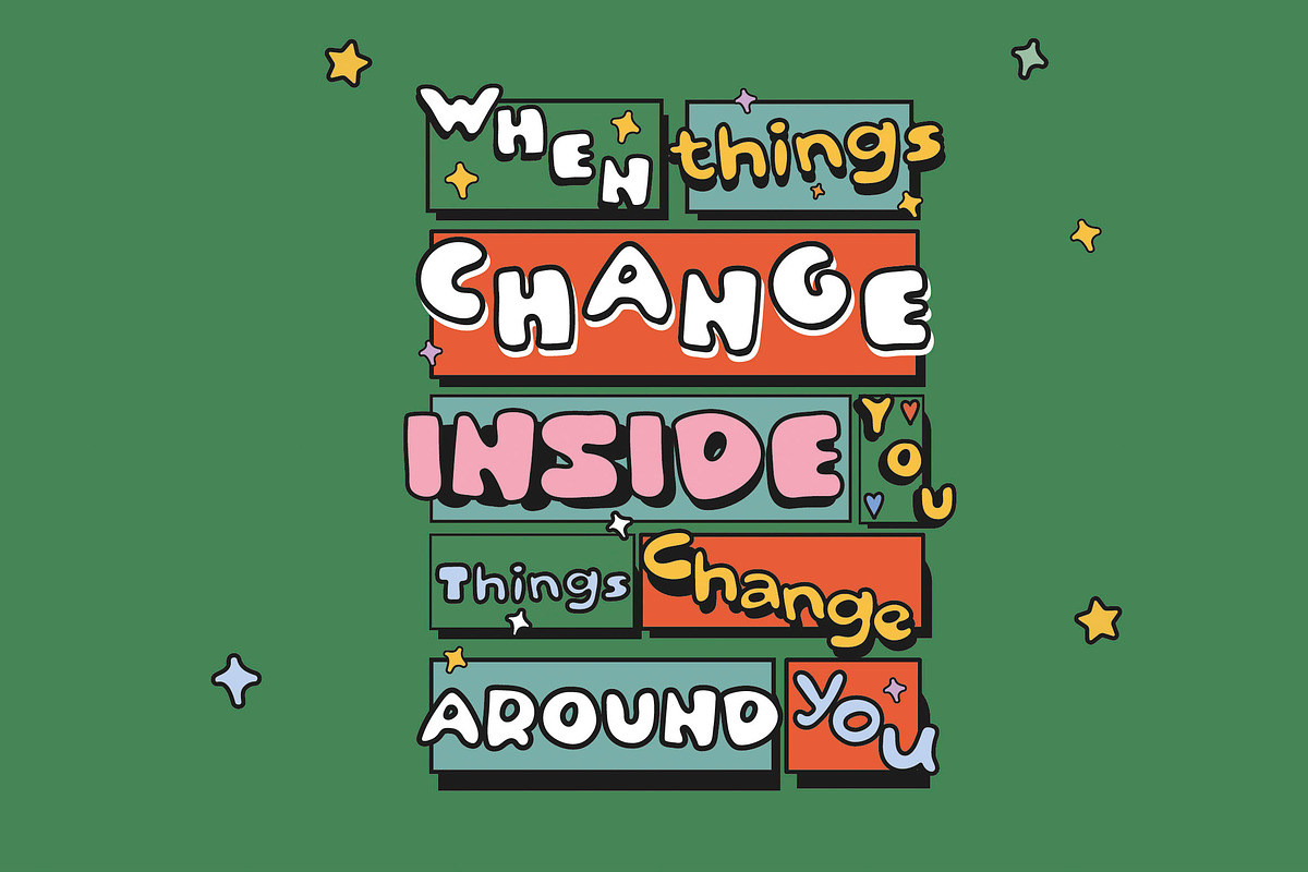 Retro Vibes|Quotable|Hand Drawn Font, a Font by Aleksandra Slowik (Photo 4 of 10)
