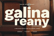 Galina Reany Bold Retro Display Font, a Sans Serif Font by Maulana Creative (Thumbnail 1 of 7)