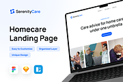 SerenityCare - Medical Homecare Web, a Websites & App Template by Agensip Design Agency (Thumbnail 1 of 10)