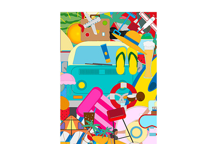 background of summer and vacation