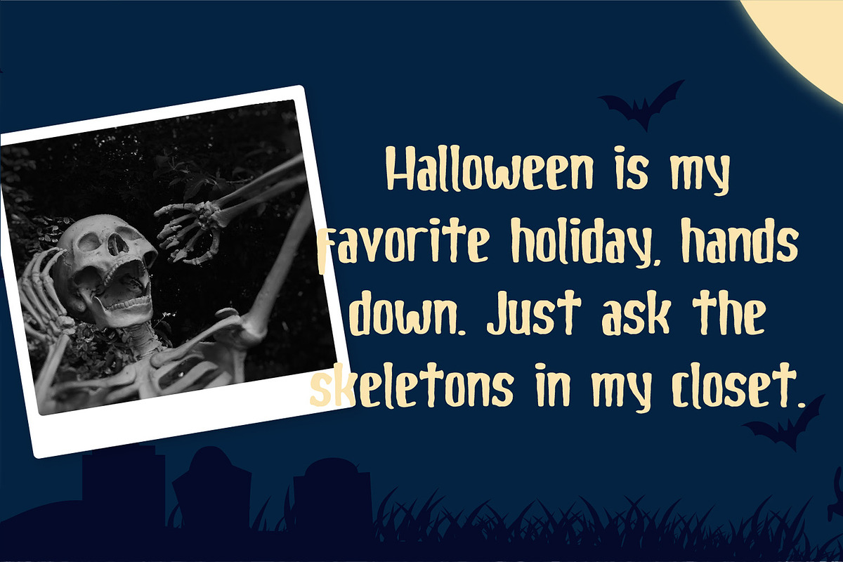 Frightening Scary Halloween, a Handwritten Font by TrimStudio (Photo 3 of 8)