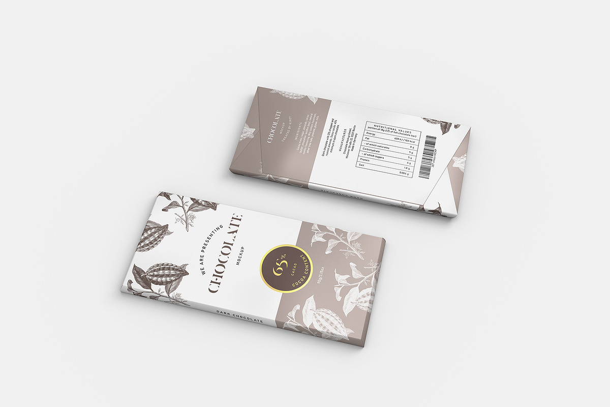 Chocolate Packaging Mockup 2, a Packaging Mockup by KIPET (Photo 11 of 15)