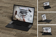 LAPTOP MOCKUP, an Android Mockup by kebunmockup (Thumbnail 1 of 5)