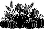 Thanksgiving Harvest SVG Bundle, an Illustration by Designs_River (Thumbnail 45 of 48)